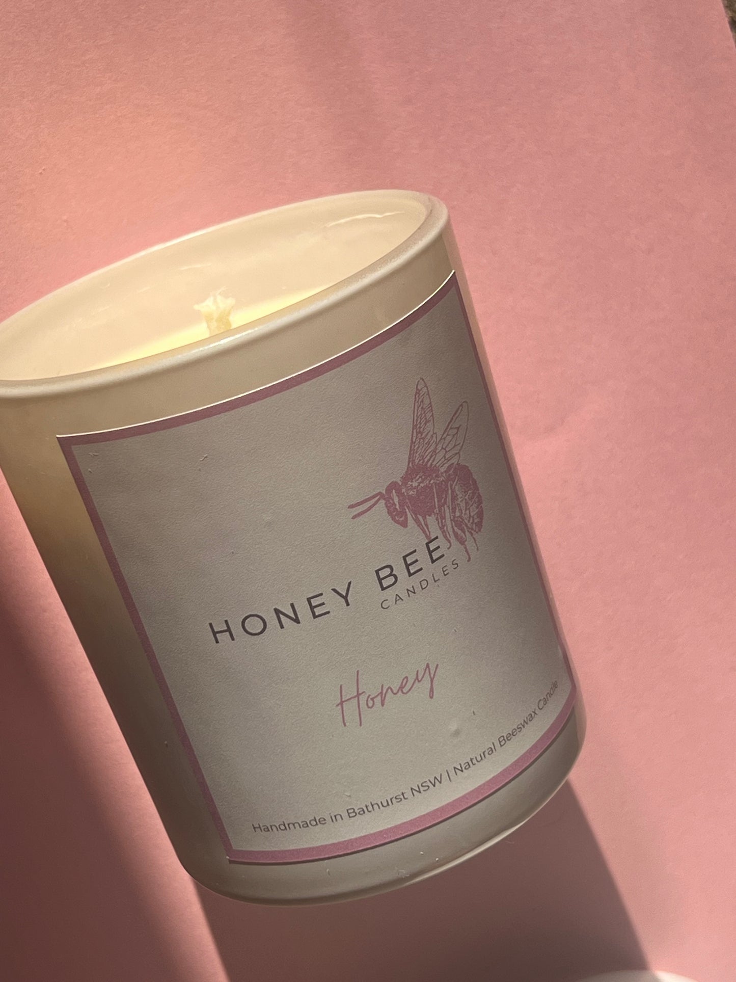 Honey Beeswax Candle