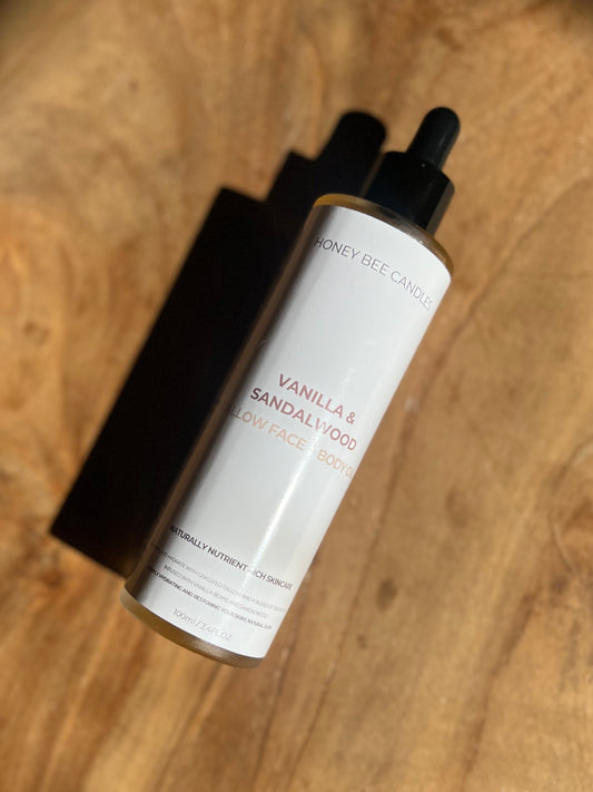 LIMITED EDITION Vanilla & Sandalwood Tallow Face and Body Oil