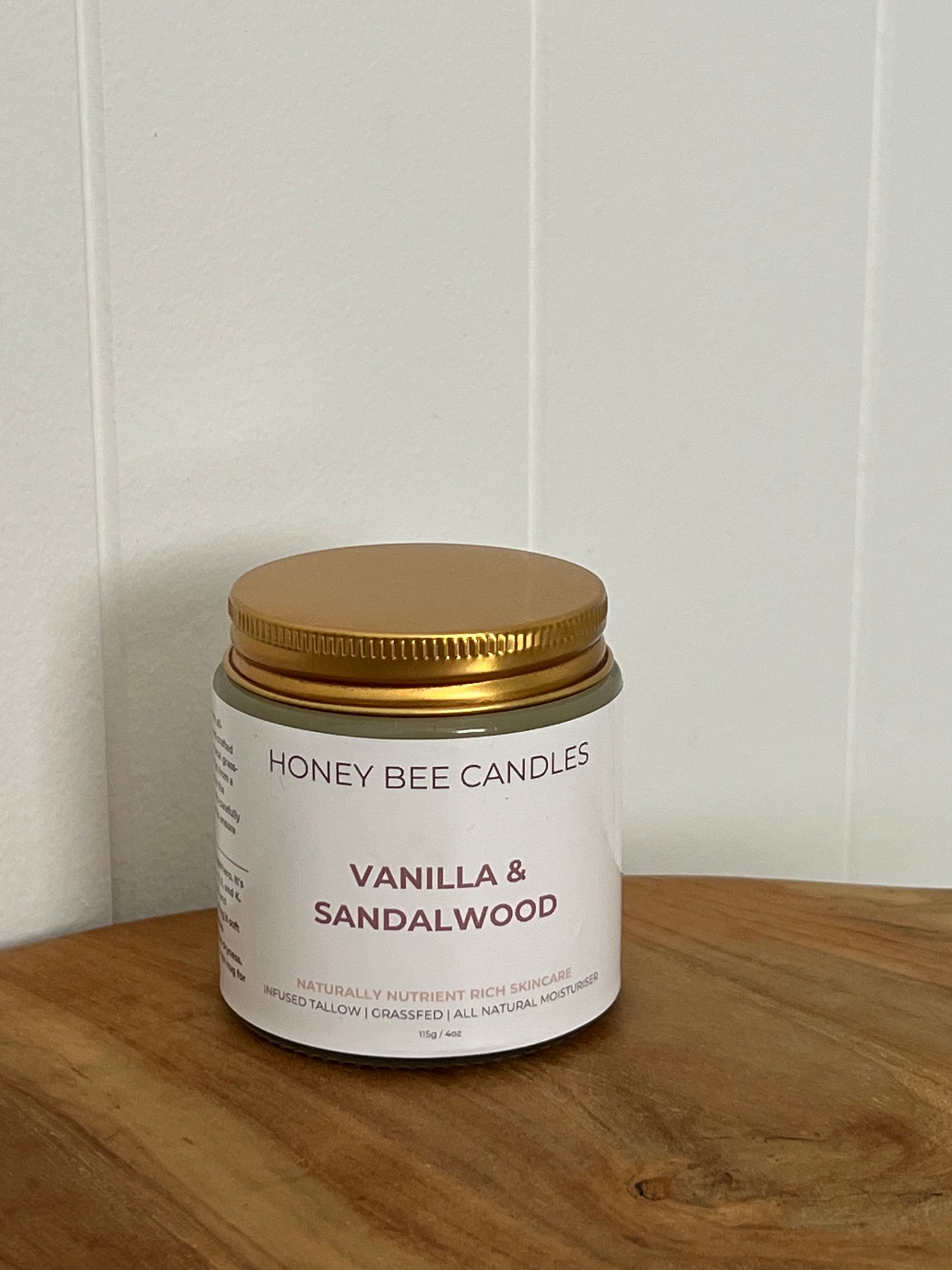 LIMITED EDITION Vanilla & Sandalwood infused Tallow balm